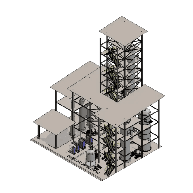 Distillation column